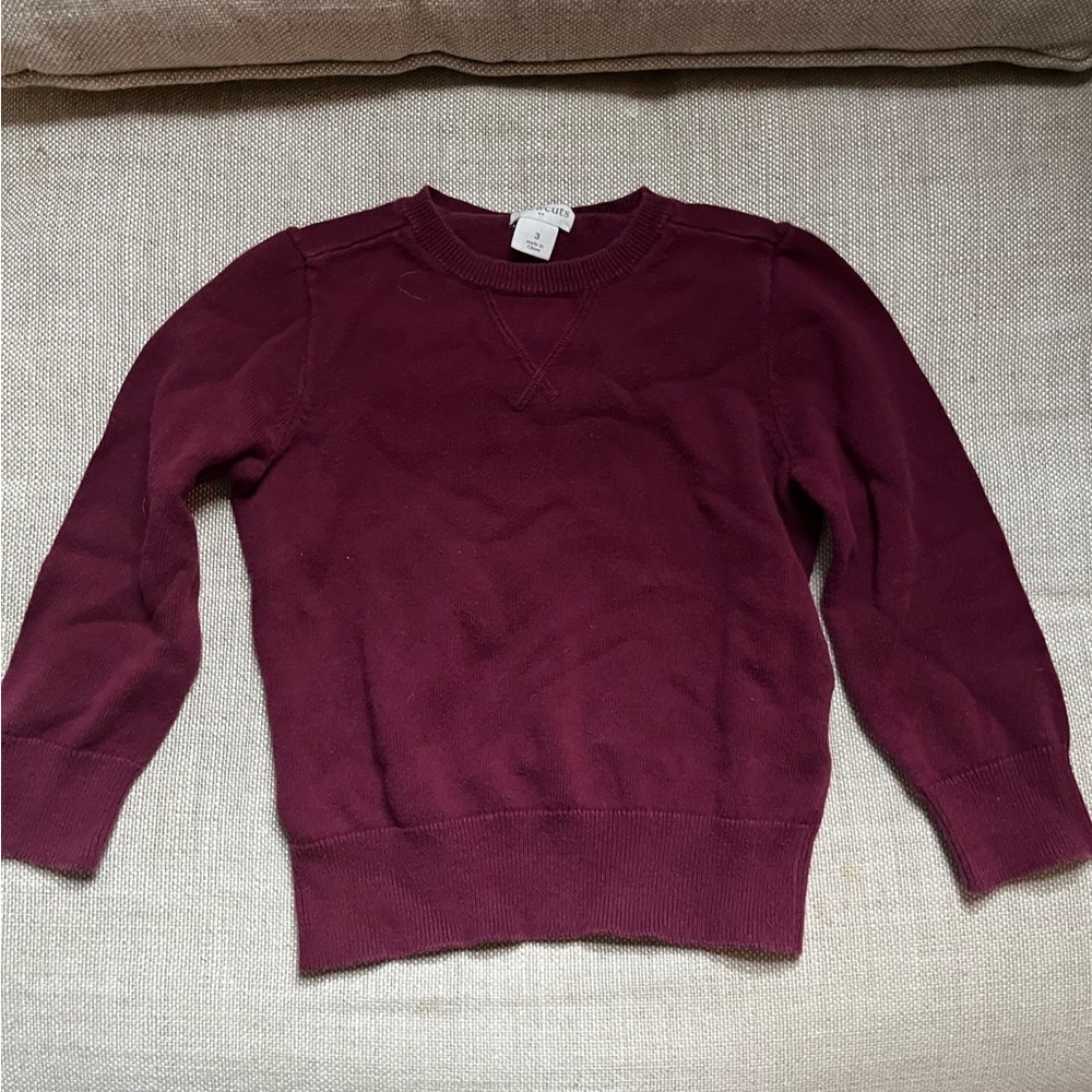 J crew crew neck sweater size 3T